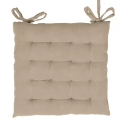 Hot Cuscino per sedia quadrato garza di cotone (40 x 40 cm) Marrone Cuscini Per Sedia