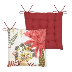 Clearance Cuscino per sedia quadrato in cotone (38 x 38 cm) Maota Cuscini Per Sedia