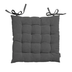 Discount Cuscino per sedia quadrato in cotone (40 x 40 cm) Pixel Grigio Cuscini Per Sedia