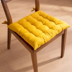 Outlet Cuscino per sedia quadrato in cotone (40 x 40 cm) Pixel Cuscini Per Sedia