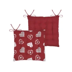 Online Cuscino per sedia quadrato in cotone (40 x 40 cm) Ornon Cuscini Per Sedia