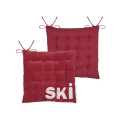 Best Cuscino per sedia quadrato in velluto (38 x 38 cm) Chamonix Cuscini Per Sedia