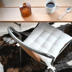 Clearance Cuscino per sedia quadrato in velluto (38 x 38 cm) Dandy Cuscini Per Sedia