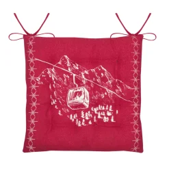 New Cuscino per sedia quadrato in cotone (38x38 cm) Villard Cuscini Per Sedia
