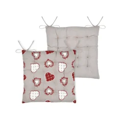 Best Cuscino per sedia quadrato in cotone (40 x 40 cm) Ornon Cuscini Per Sedia