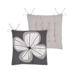 Sale Cuscino per sedia quadrato in cotone (38 x 38 cm) Tilda Tortora Cuscini Per Sedia