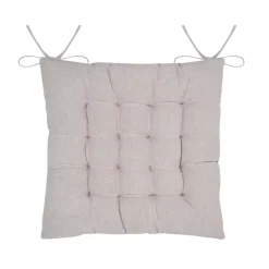 Sale Cuscino per sedia quadrato in cotone (38 x 38 cm) Tilda Tortora Cuscini Per Sedia