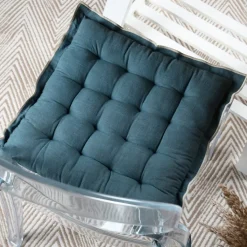 New Cuscino per sedia quadrato in cotone (38 x 38 cm) Helios Cuscini Per Sedia