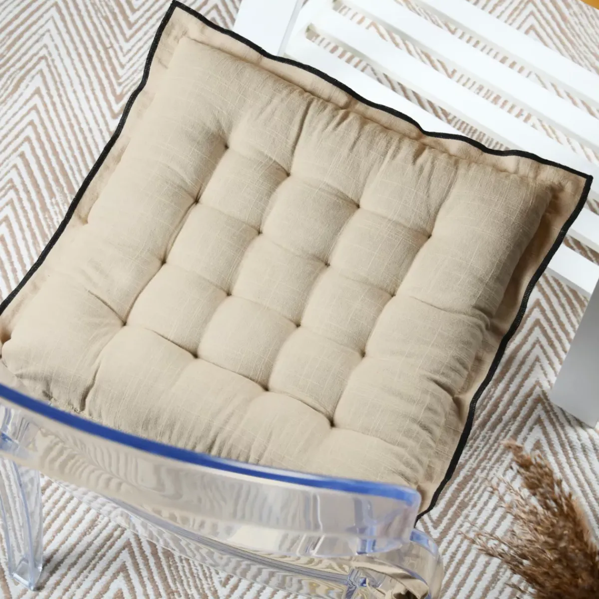 Clearance Cuscino per sedia quadrato in cotone (38 x 38 cm) Helios Cuscini Per Sedia