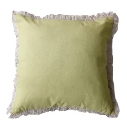 Cuscino quadrato cotone (40 cm) Herbier Verde tiglio