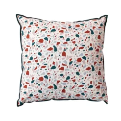 Cuscino quadrato cotone (40 cm) Terrazzo Multicolore