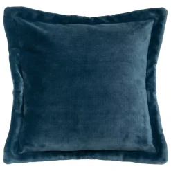 Clearance Cuscino quadrato flanella Cuddly Blu scuro Cuscini E Fodere