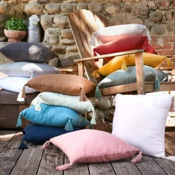 Sale Cuscino quadrato garza di cotone (40 cm) Gaïa Cuscini E Fodere