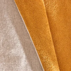 Cuscino quadrato in bouclé (40 x 40 cm) Ava Giallo ocra