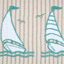 Clearance Cuscino quadrato in cotone Barbados Cuscini E Fodere