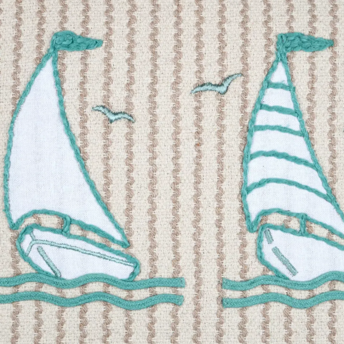 Clearance Cuscino quadrato in cotone Barbados Cuscini E Fodere