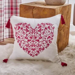 Online Cuscino quadrato in cotone Megeve Cuscini E Fodere