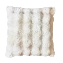 Outlet Cuscino quadrato in finta pelliccia (50 x 50 cm) Toronto Cuscini E Fodere