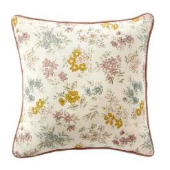 Sale Cuscino quadrato in garza di cotone Gaïa Aquarelle Multicolore Cuscini E Fodere
