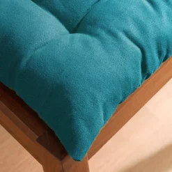 Best Cuscino quadrato per sedia in cotone (40 x 40 cm) Pixel Blu anatra Cuscini Per Sedia