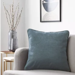 Outlet Cuscino quadrato Minuit Blu grigio Cuscini E Fodere