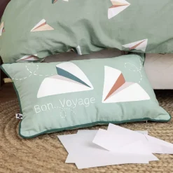 Clearance Cuscino rettangolare bambino cotone (30 x 50 cm) Petits papiers Tessile Arredo Bimbi