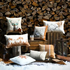 Sale Cuscino Rettangolare Cotone (40 x 60 cm) Wildforest Cuscini E Fodere