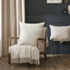 Cuscino rettangolare cotone (40 x 60 cm) Sixtine Beige