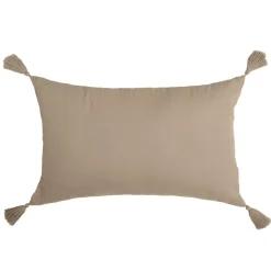 Cuscino rettangolare garza di cotone (40 x 60 cm) Gaïa Albicocca