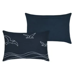 Clearance Cuscino rettangolare in cotone Bordemer jeans Cuscini E Fodere