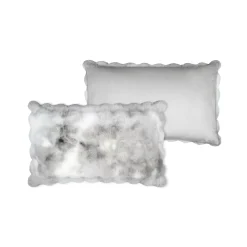 Hot Cuscino rettangolare in finta pelliccia Nebraska perla Cuscini E Fodere