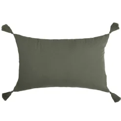 Outlet Cuscino rettangolare in garza di cotone (40 x 60 cm) Gaia Cuscini E Fodere