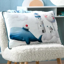 Online Cuscino rettangolare per bambini in velluto (40 x 60 cm) Moby Tessile Arredo Bimbi