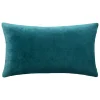 Clearance Cuscino rettangolare velluto (30 x 50 cm) Dolce Blu ottanio Cuscini E Fodere