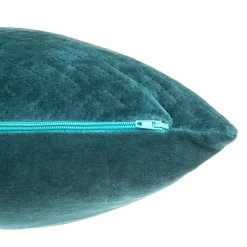 Clearance Cuscino rettangolare velluto (30 x 50 cm) Dolce Blu ottanio Cuscini E Fodere
