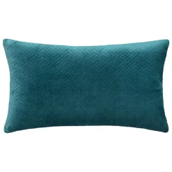 Clearance Cuscino rettangolare velluto (30 x 50 cm) Dolce Blu ottanio Cuscini E Fodere