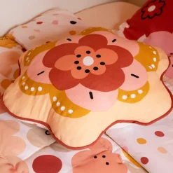 Hot Cuscino rotondo per bambini in cotone (47 x 45 cm) Barbotine Tessile Arredo Bimbi