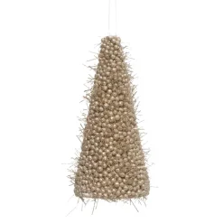 Decorazione da appendere di Natale (H15 cm) Albero artistico Champagne