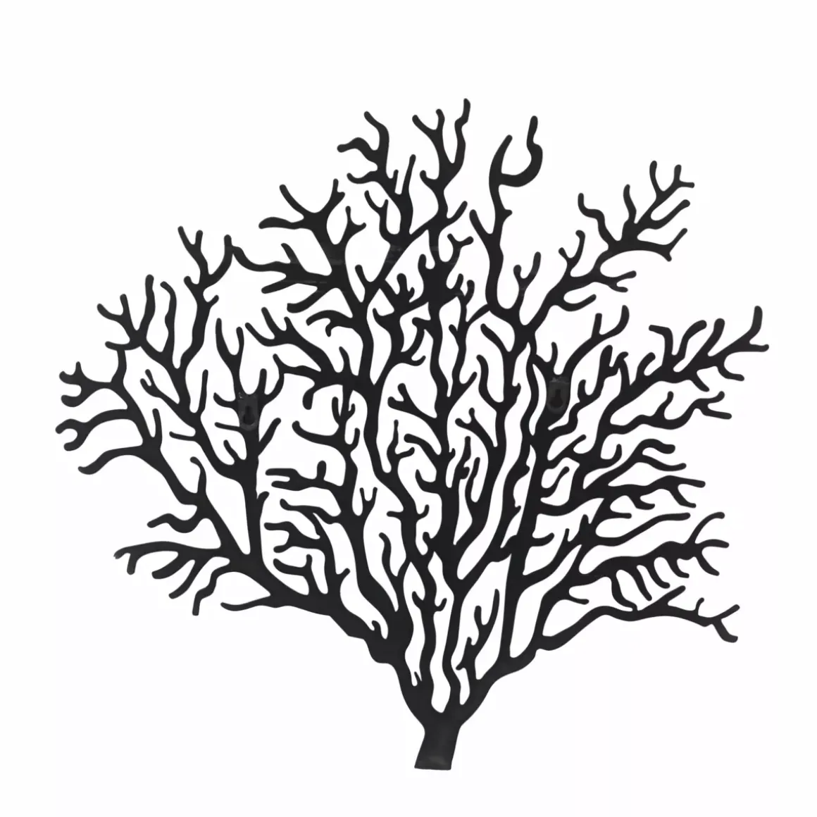 Decorazione murale in metallo (Alt 56 cm) Corallo Nero