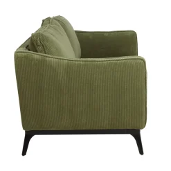 Divano a due posti in velluto a coste (169 cm) Owen Verde pino