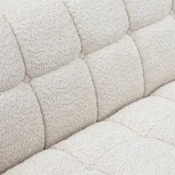 Divano a 3 posti in bouclé (200 cm) Rory Ecru