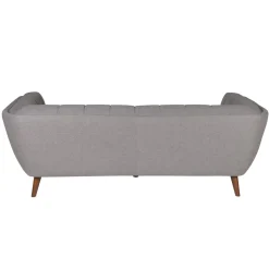 Divano a 3 posti in tessuto (200 cm) Rory Grigio scuro