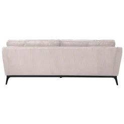 Divano a 3 posti in velluto a coste (206 cm) Owen Beige