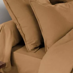 Federa cuscino a rullo flanella di cotone (L185 cm) Théa Federe Cuscino Letto