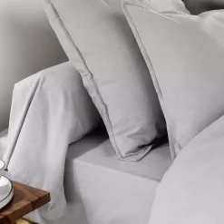 Outlet Federa cuscino a rullo flanella di cotone (L185 cm) Théa Federe Cuscino Letto