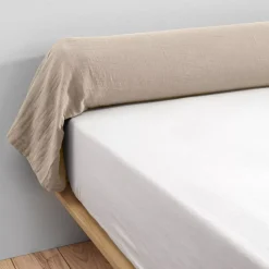 Discount Federa cuscino a rullo garza di cotone (L185 cm) Gaïa pampa Federe Cuscino Letto
