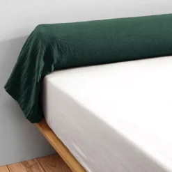 Federa cuscino a rullo garza di cotone (185 cm) Gaïa Federe Cuscino Letto