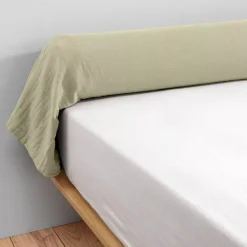 Hot Federa cuscino a rullo garza di cotone (L185 cm) Gaïa Federe Cuscino Letto
