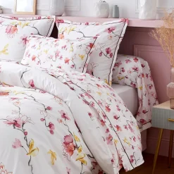Online Federa cuscino a rullo in percalle di cotone (L200 cm) Elisa Federe Cuscino Letto