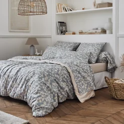 Outlet Federa cuscino a rullo in percalle di cotone (L200 cm) Lison Federe Cuscino Letto